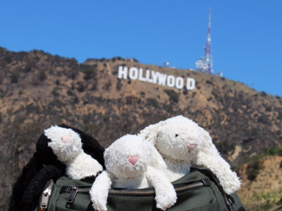 Präsidentschafts-Kandidat Buschi mit seinen Brüdern in Hollywood